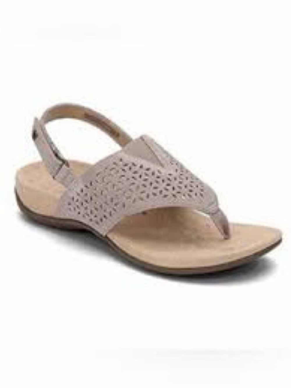 Vionic Nikki Taupe Sandals Womens Size 7 Slingback Comfort
